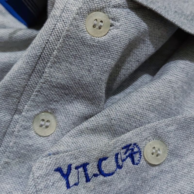 Casual Polo shirt Pria gray, foto 4