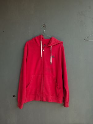 Adidas Casual Hoody Pria red