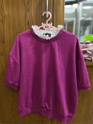 Ingni Fairy Coquette Sweater Wanita purple