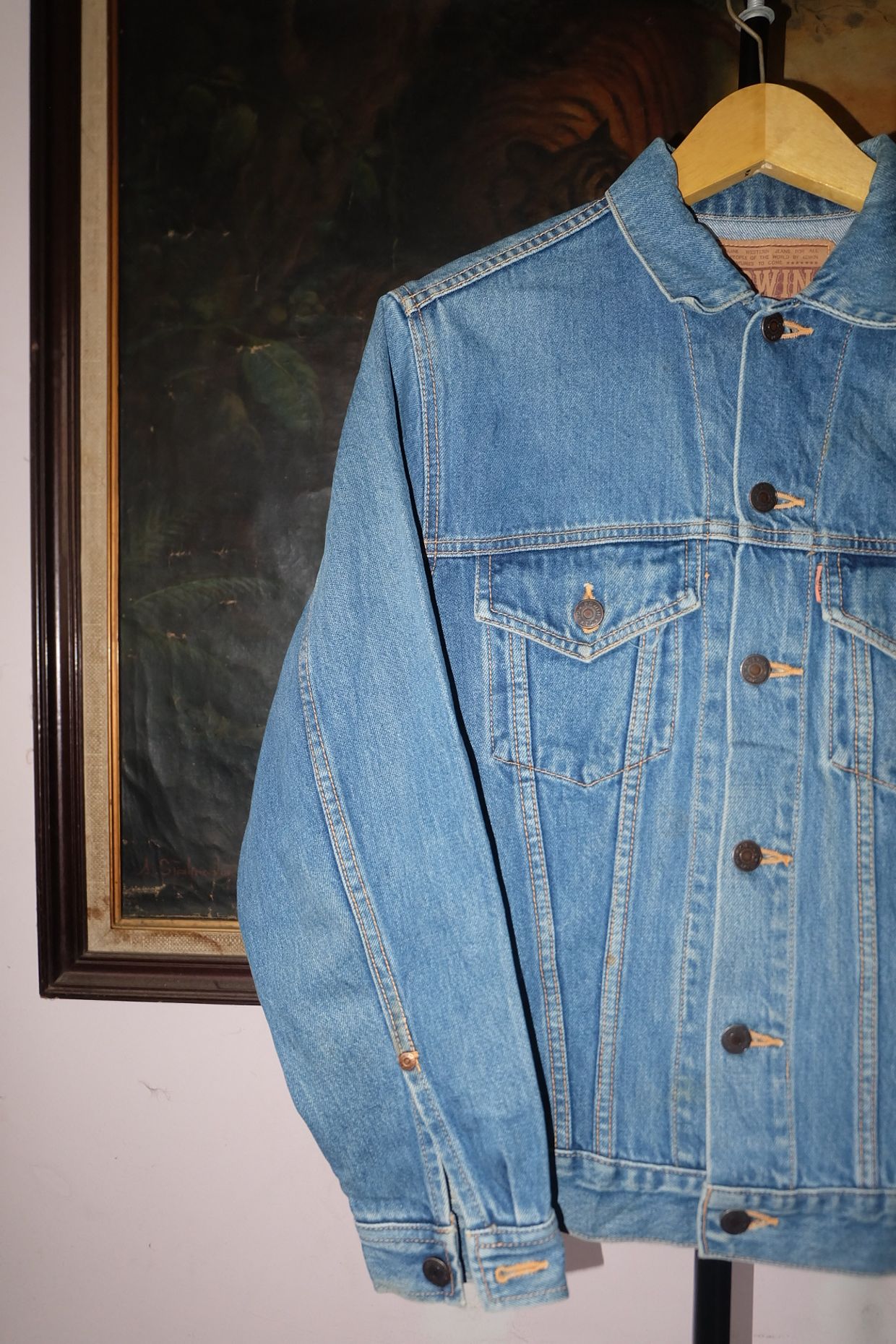 EDWIN Vintage Track jacket Pria gray blue, foto 3