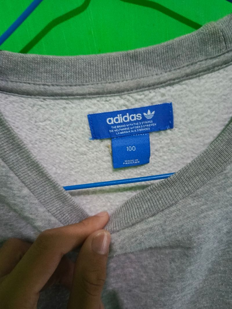 Adidas Casual Sweatshirt Pria gray, foto 2