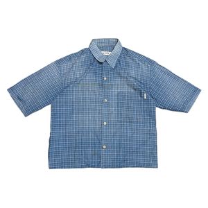 Y2K Skater Formal shirt Pria navy