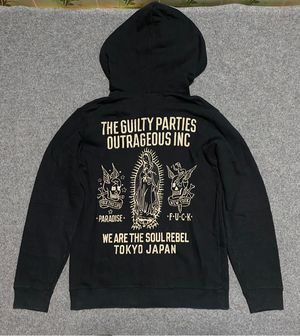 Wacko Maria Vintage Streetwear Hoody Pria black