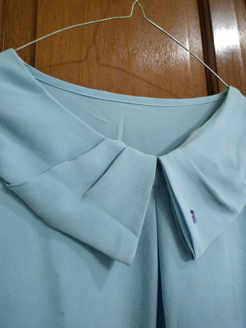 Minimalist Blouse Wanita blue, foto 2