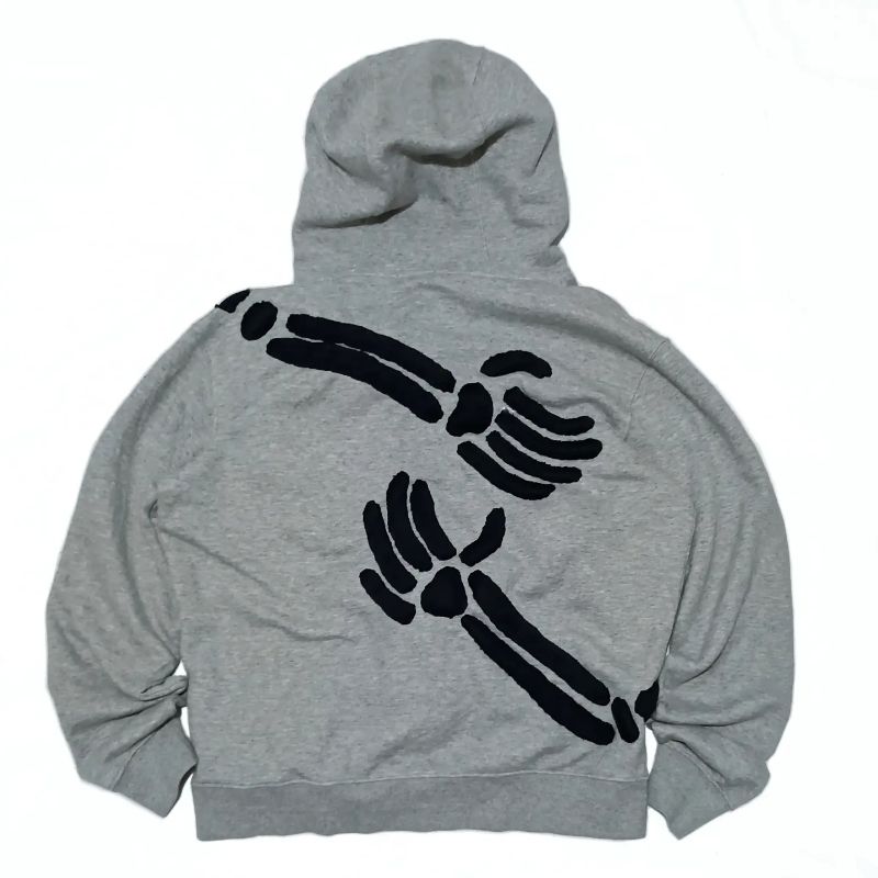 Nike Y2K Reworked Fleece Pria gray, foto 4