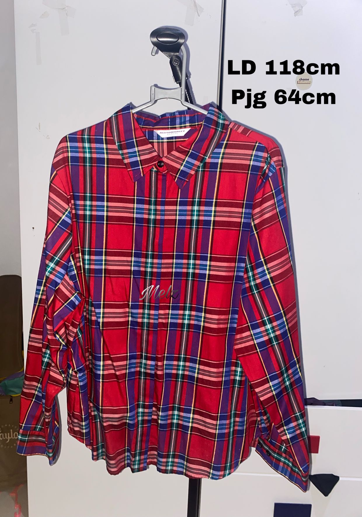 Casual Shirt Wanita red