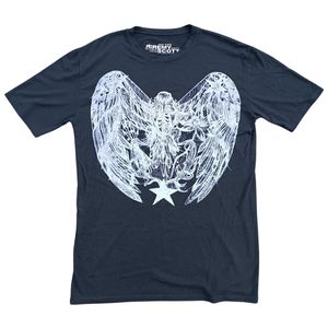 Goth Avant Garde T-shirt Pria white black