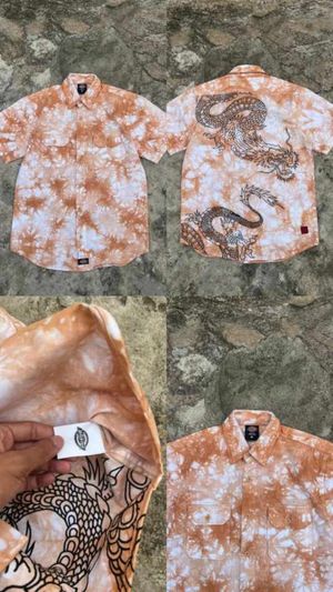 Dickies Y2K Sweatshirt Pria white orange