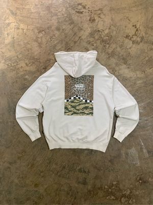 VANS Streetwear Y2K Sweatshirt Pria white