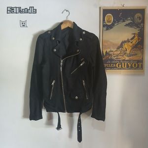 Diesel Biker Windbreaker Pria black