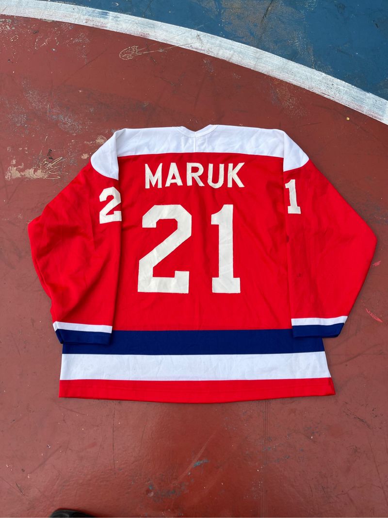 Gildan Y2K Jersey Pria red, foto 5
