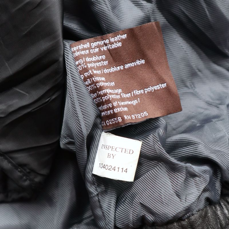 Casual Leather jacket Pria black, foto 4