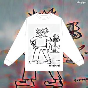 Emo T-shirt Pria white