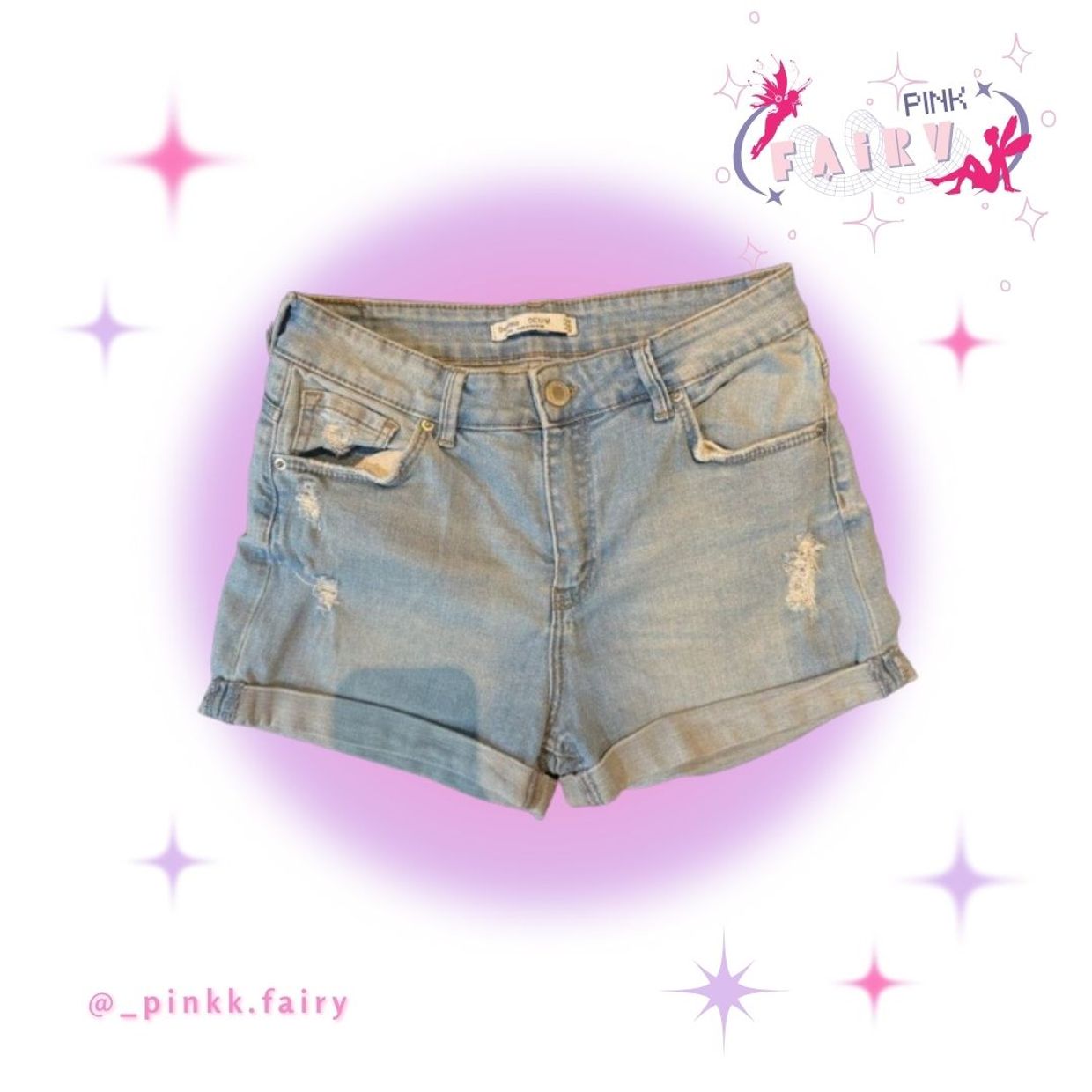 Bershka Casual Short Wanita navy