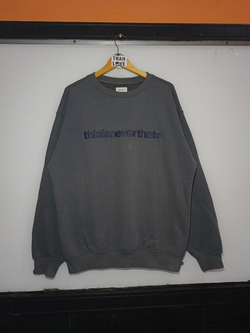 thisisneverthat Casual Sweater Pria gray, foto 2