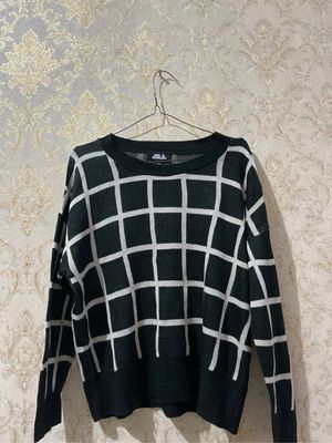 Jill Stuart Streetwear Casual Sweatshirt Wanita white black