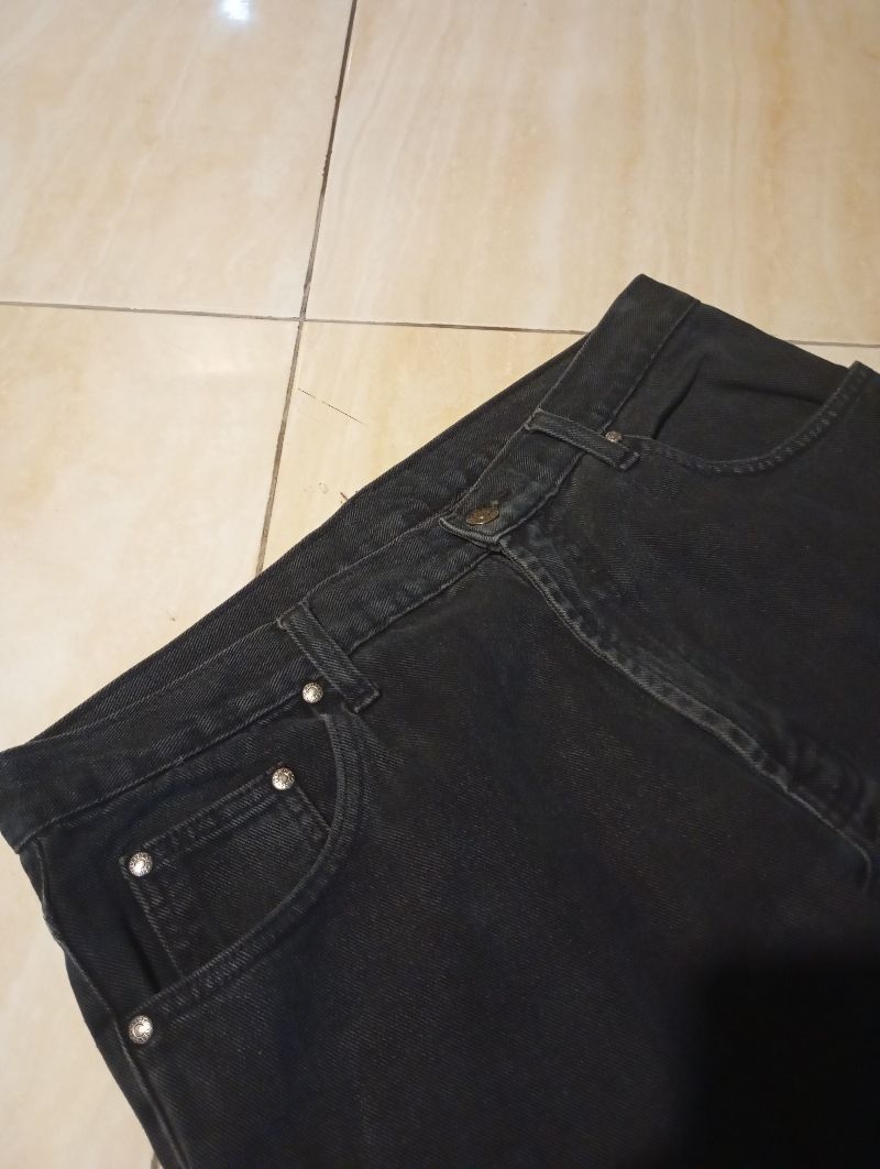 Y2K Skater Jeans Pria black, foto 3