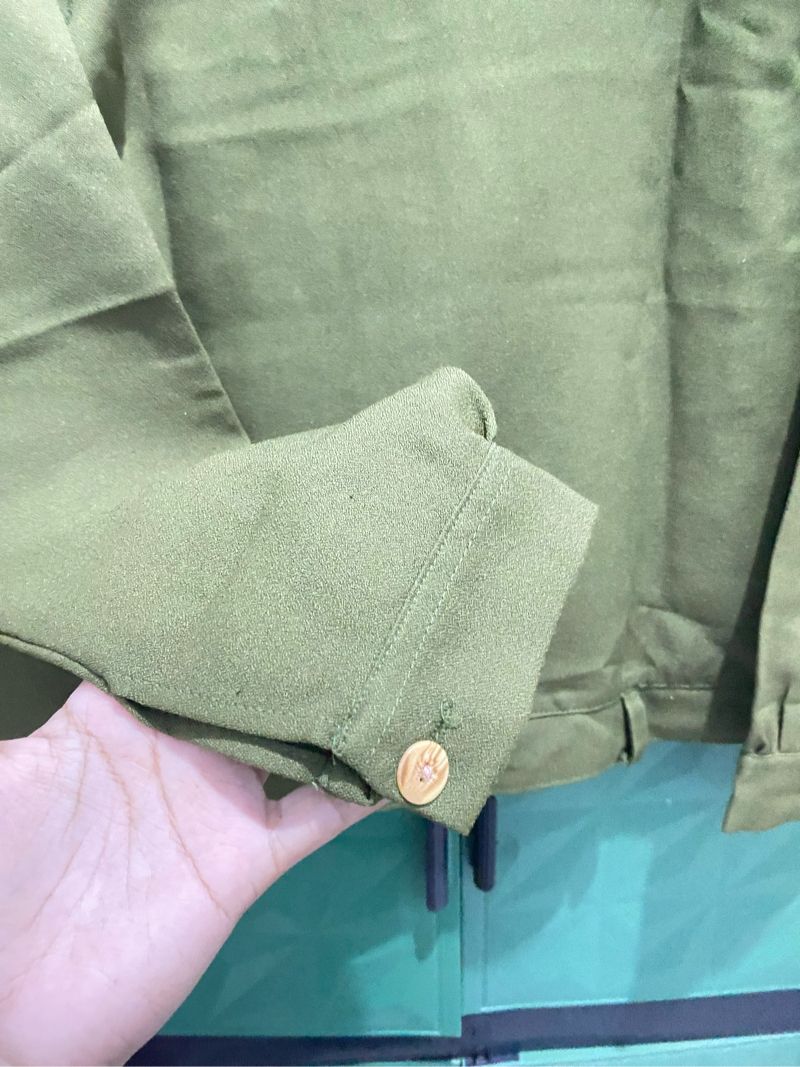 Minimalist Blazer Wanita green, foto 4