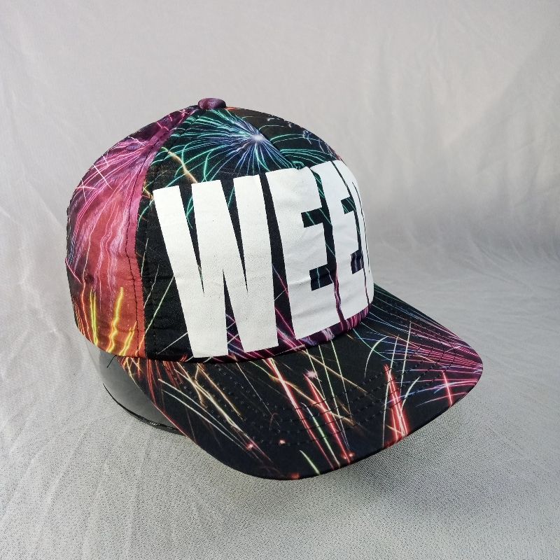 Topi Snapback Weed All Over Print GMao Cap, foto 3