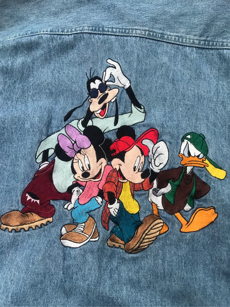 Disney Casual Denim jacket Pria navy, foto 4