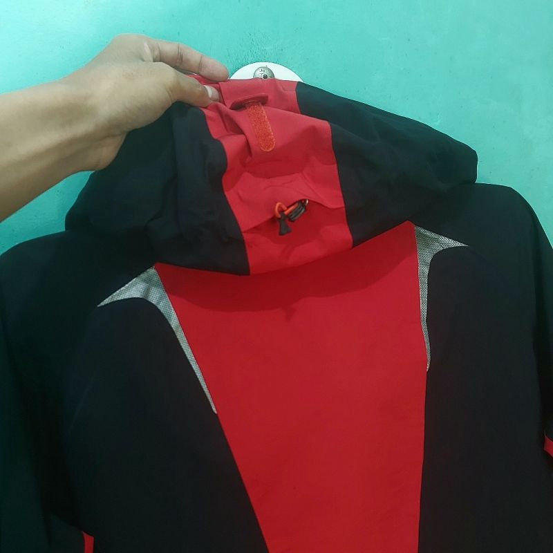 NEPA Gorpcore Windbreaker Pria red black, foto 3