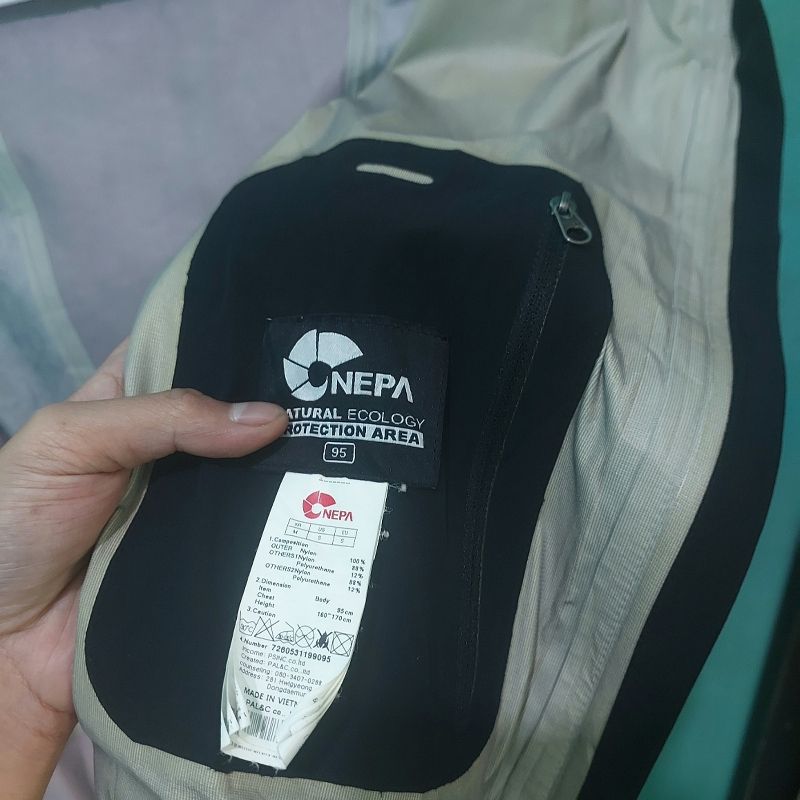 NEPA Gorpcore Windbreaker Pria red black, foto 7
