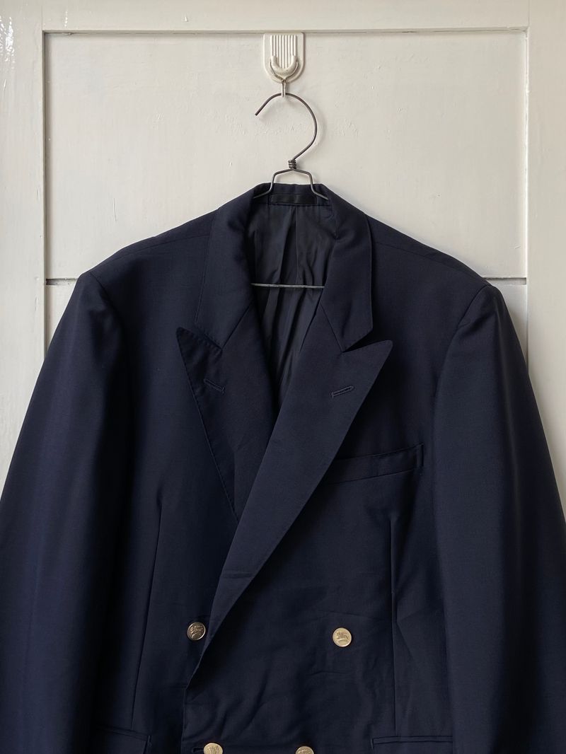 Burberry Casual Suit Pria navy, foto 2