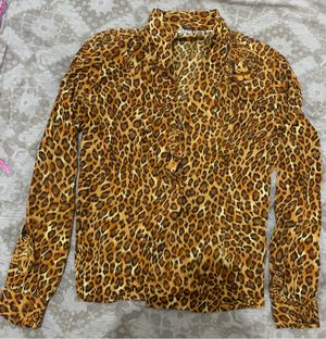 Vintage Blazer Wanita orange