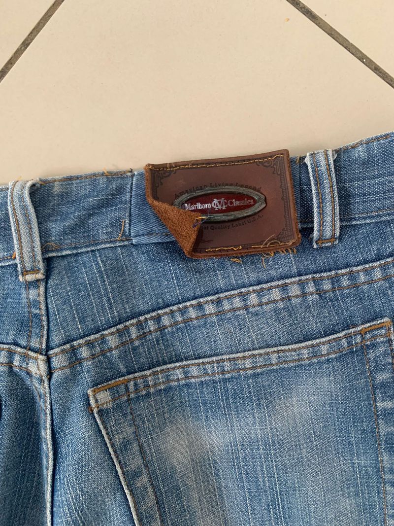 Marlboro Y2K Jeans Pria navy, foto 4