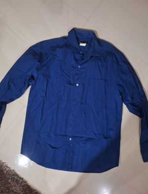 Agnès B Homme Futurist Casual Shirt Wanita navy