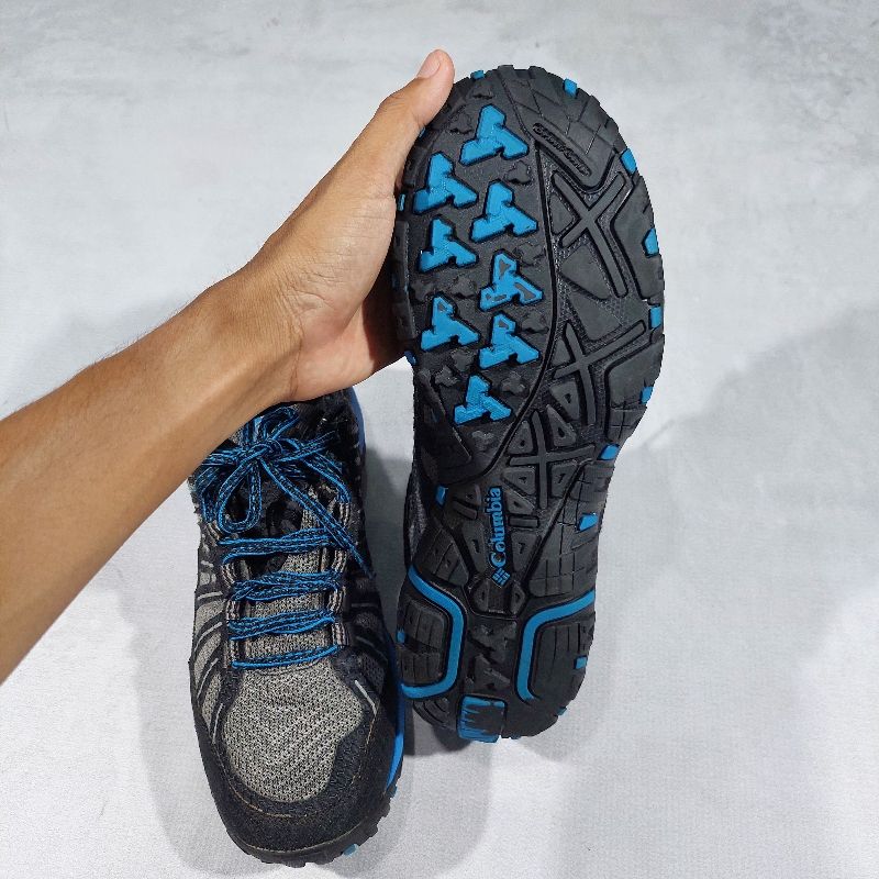Columbia Gorpcore Sneakers Pria black blue, foto 2