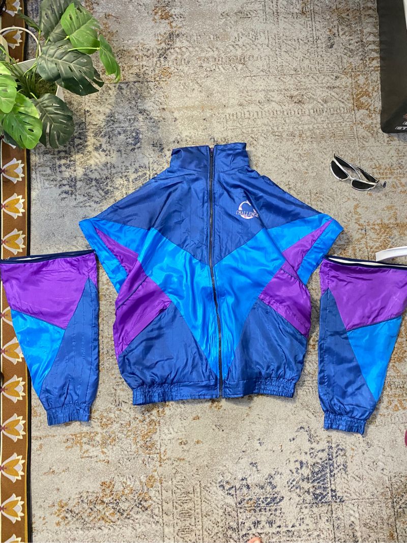 Vintage Y2K Harrington jacket Pria purple, foto 7