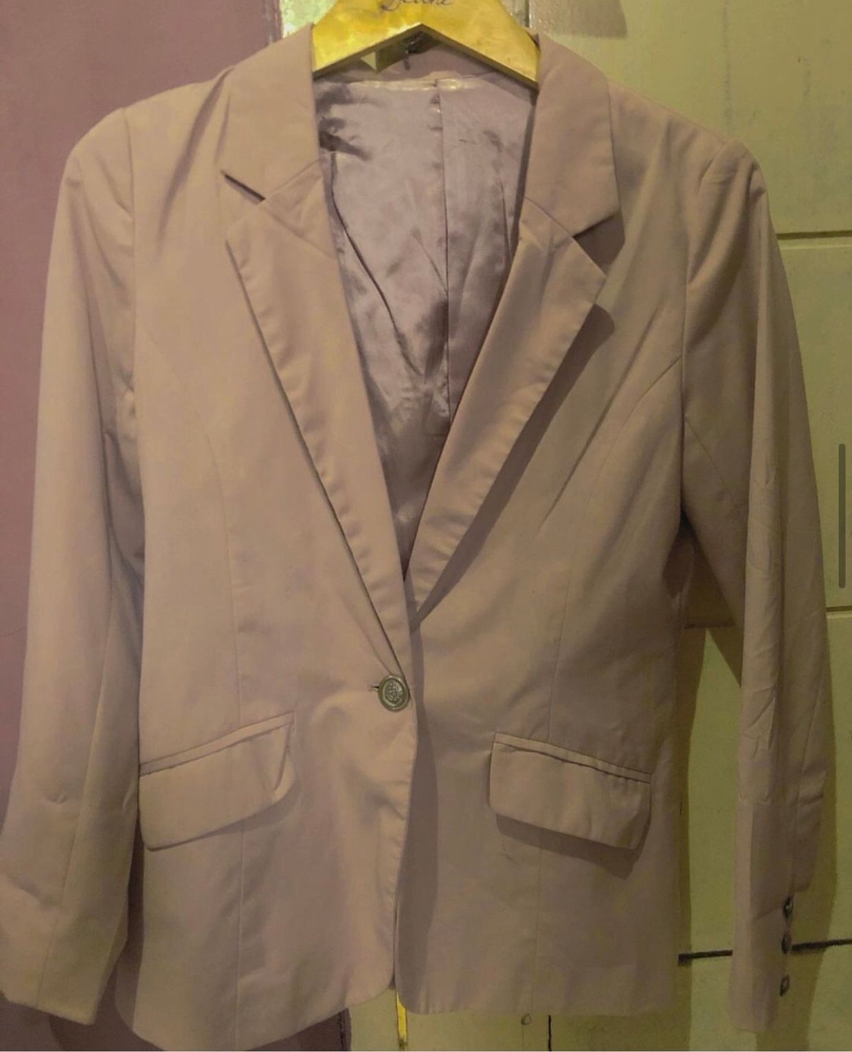 Casual Blazer Wanita tan brown