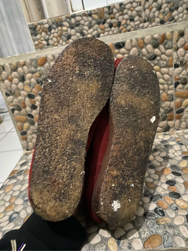Clarks Casual Loafer Pria red, foto 7