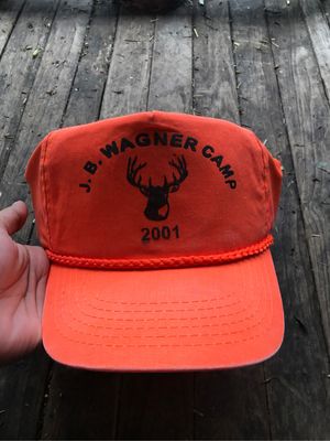 Japanese brand Vintage Biker Hat Pria orange