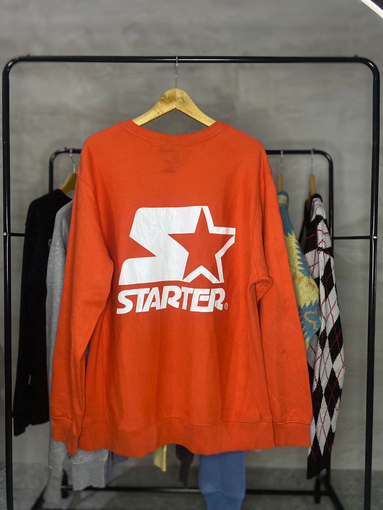 Casual Sweatshirt Pria orange, foto 2