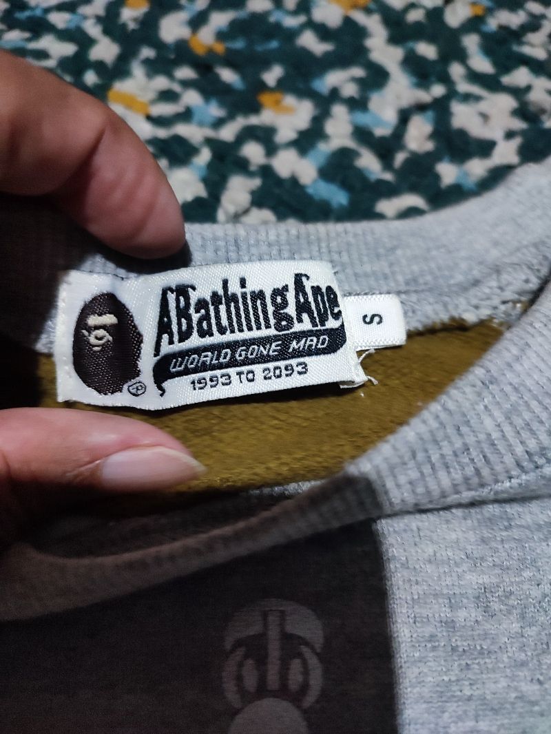 A Bathing Ape Casual Sweatshirt Wanita gray, foto 4