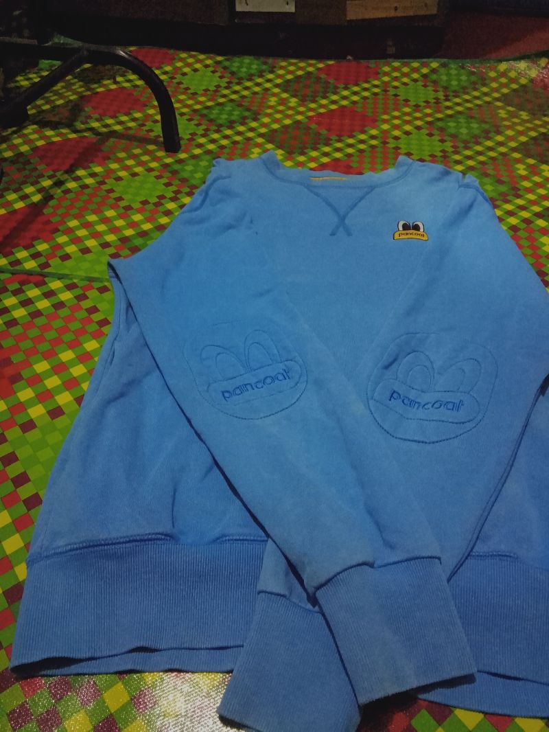 Pancoat Vintage Sweater Pria blue, foto 3