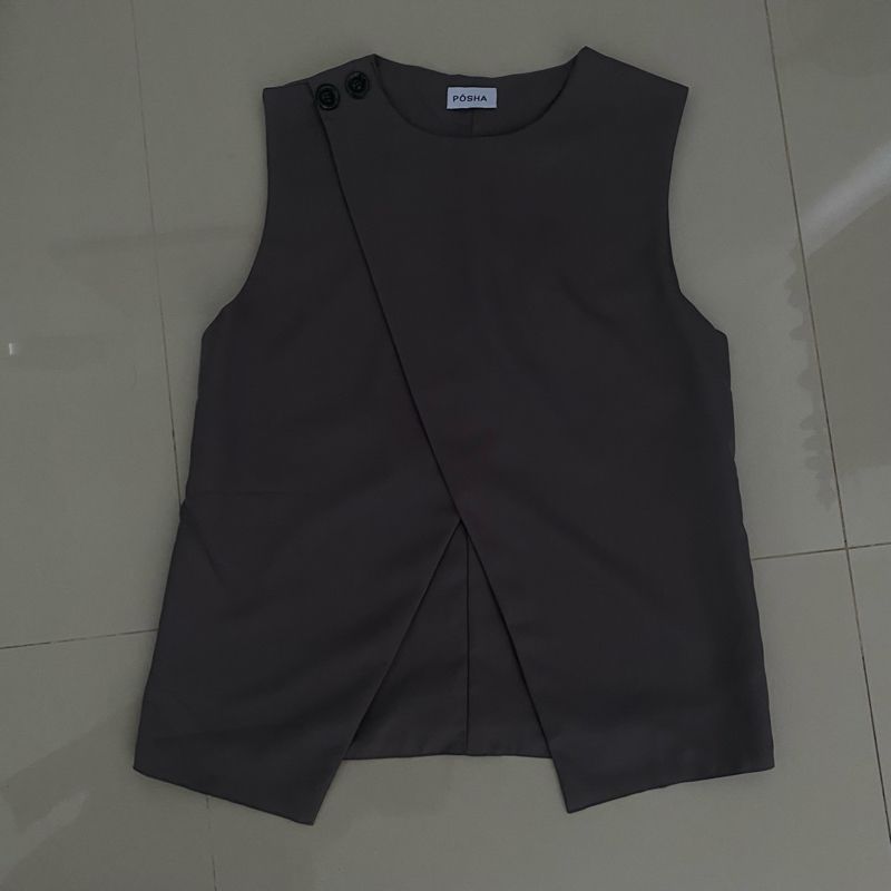 Luxury Vest Wanita gray, foto 2