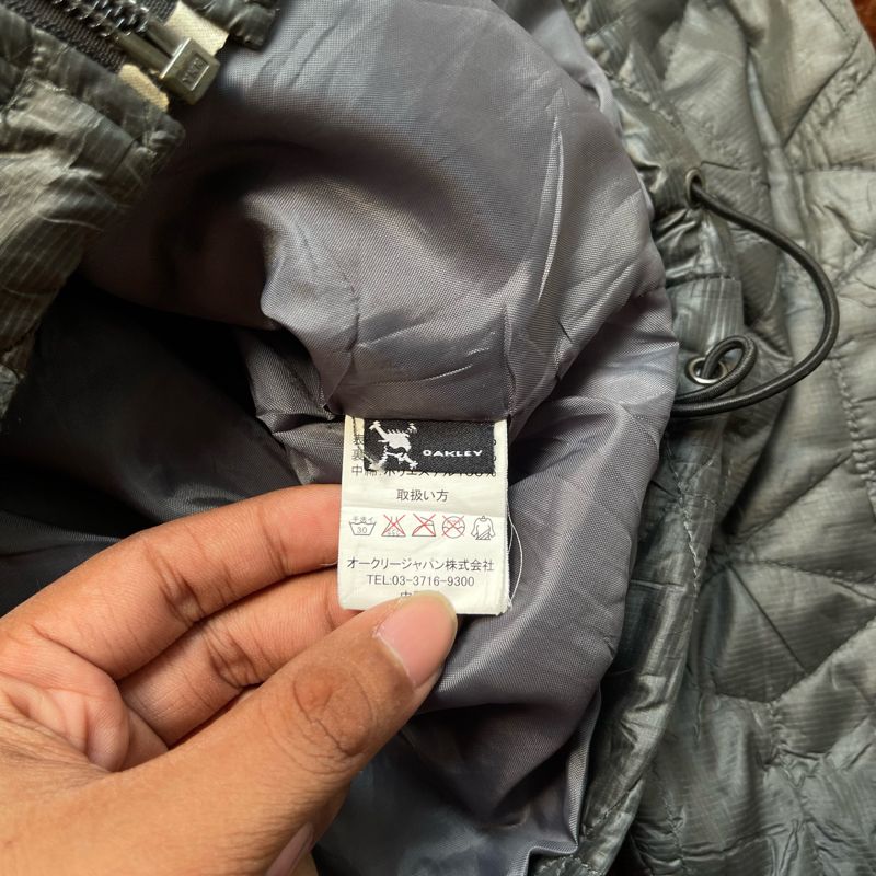 Oakley Gorpcore Grunge Windbreaker Pria gray, foto 4
