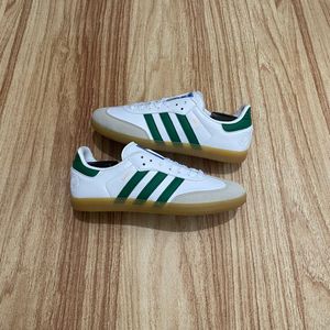 Adidas Casual Sneakers Pria white green