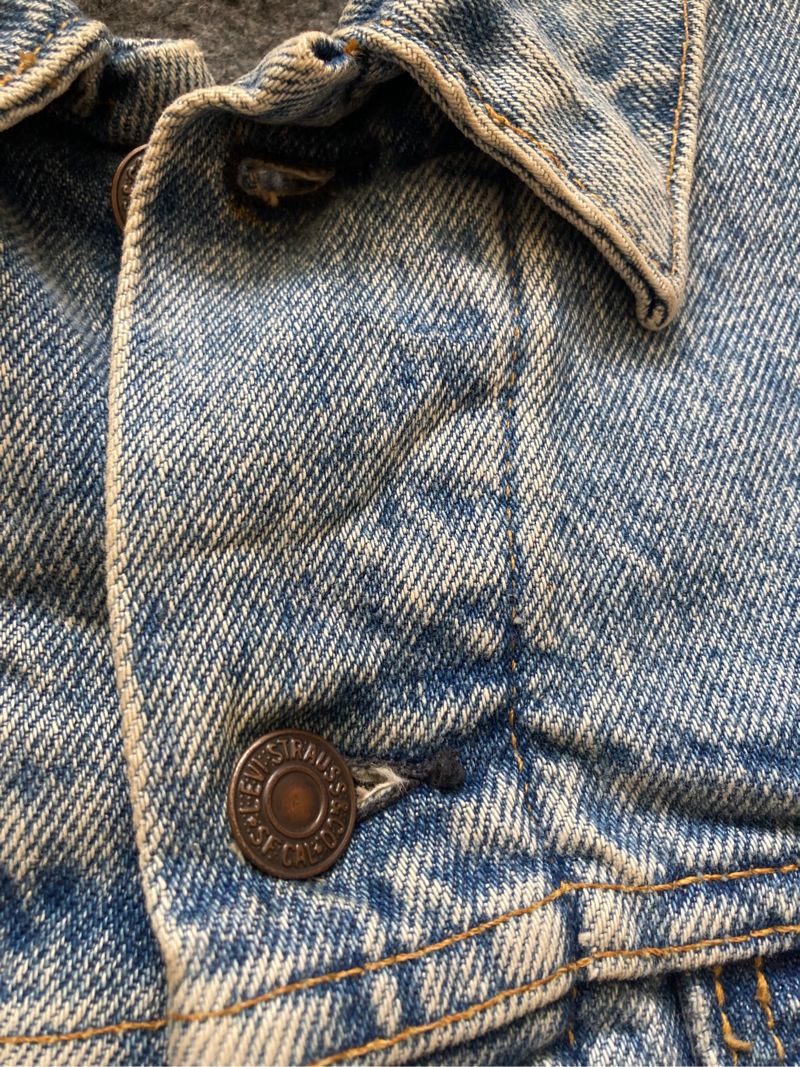 Levi's Vintage Biker Denim jacket Pria blue, foto 3