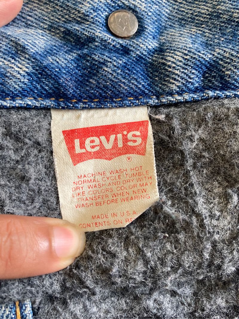 Levi's Vintage Biker Denim jacket Pria blue, foto 6