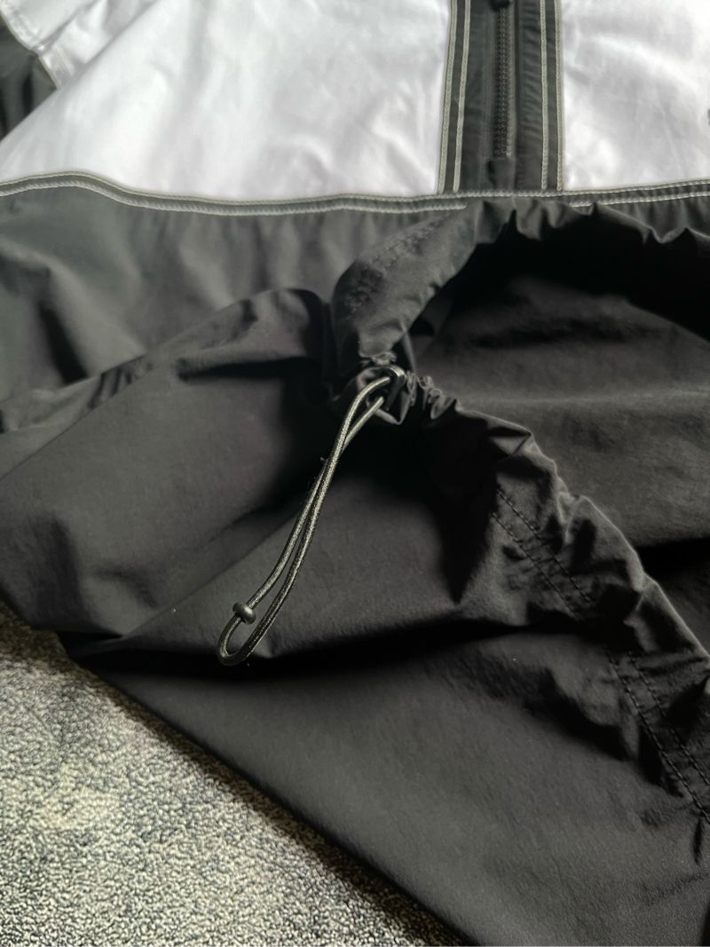 Descente Sportswear Track jacket Pria white black, foto 6