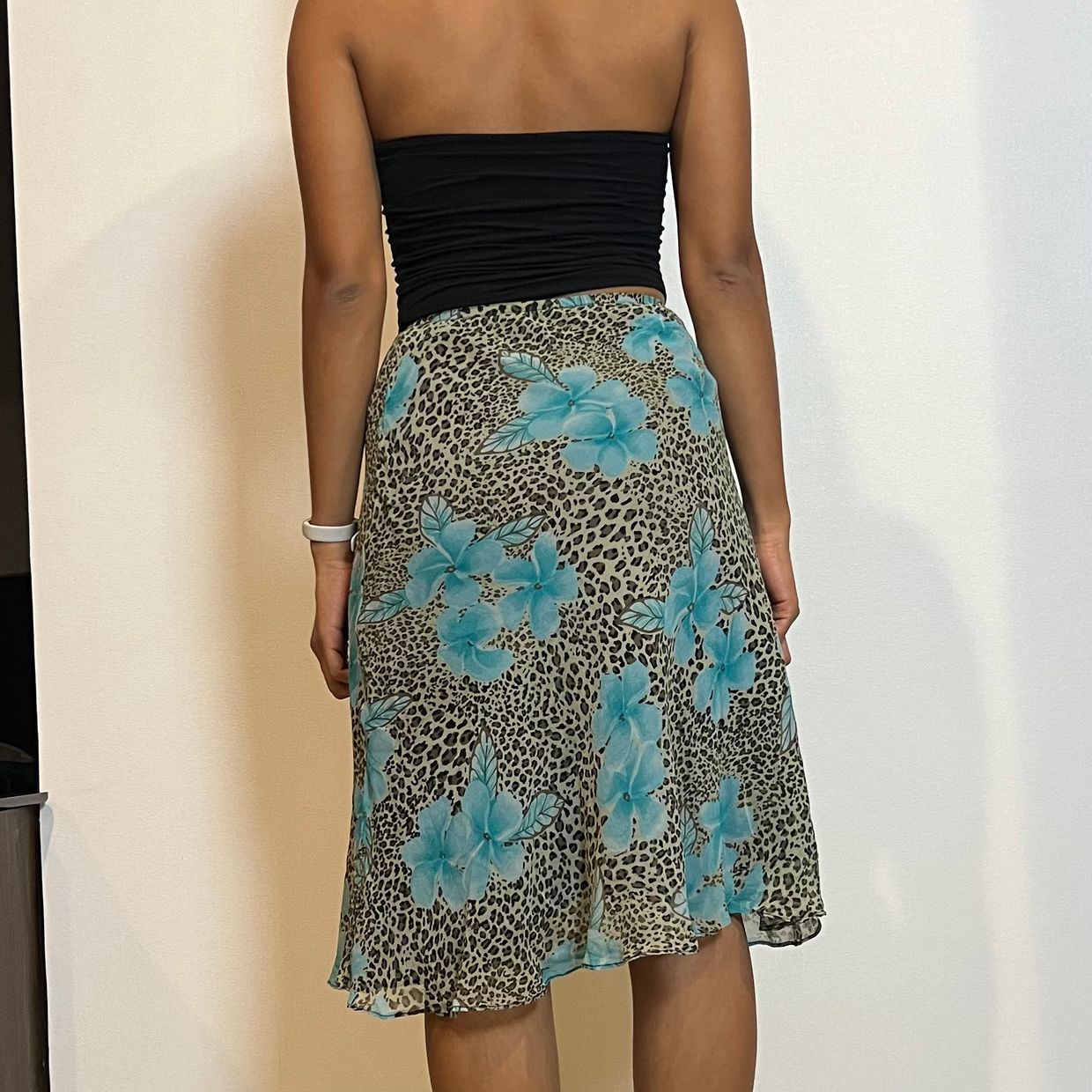 Skirt Wanita black blue, foto 2