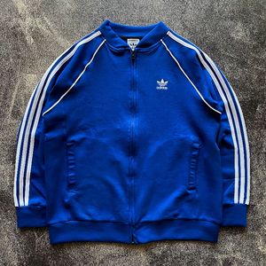 Adidas Casual Hoody Pria blue