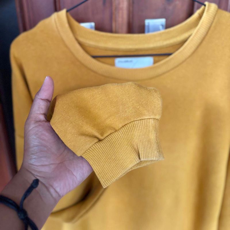 Pull & Bear Casual Sweatshirt Wanita yellow, foto 4
