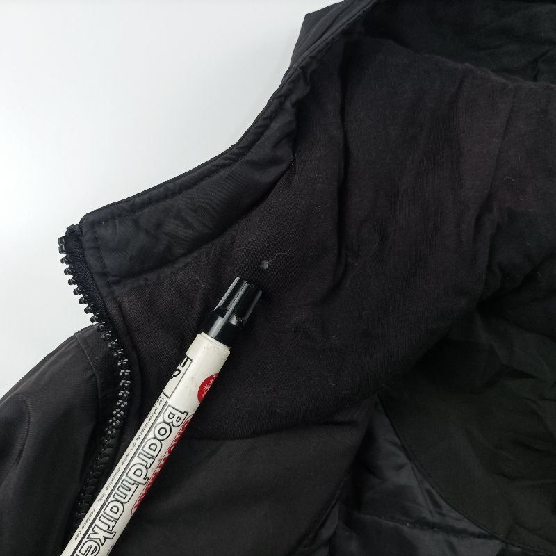 H&M Casual Puffer jacket Pria black, foto 4