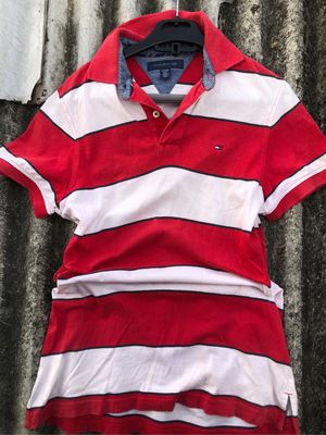 Tommy Hilfiger Casual Polo shirt Pria white red