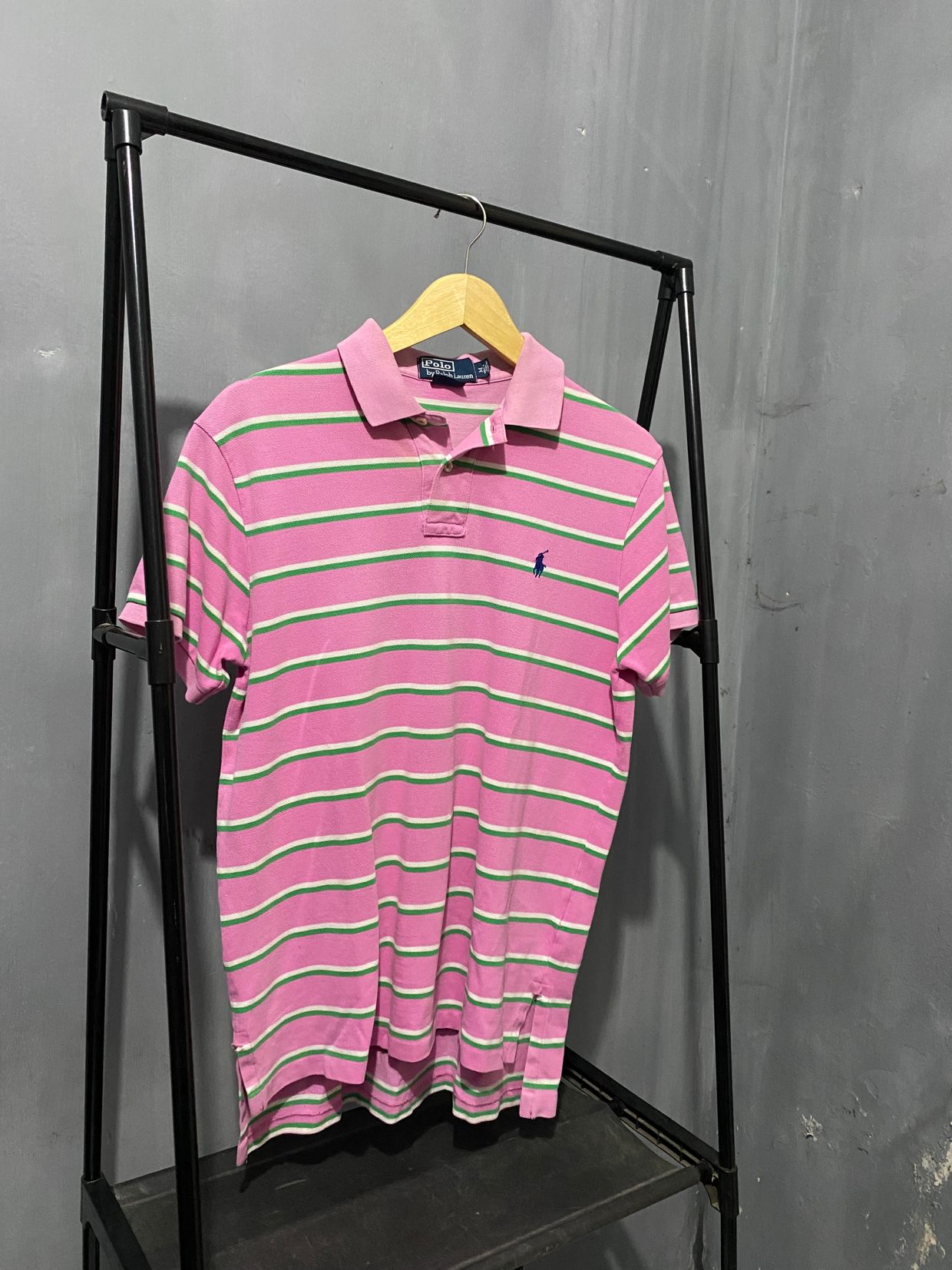 Polo Ralph Lauren Casual Pakaian adat Polo shirt Pria pink
